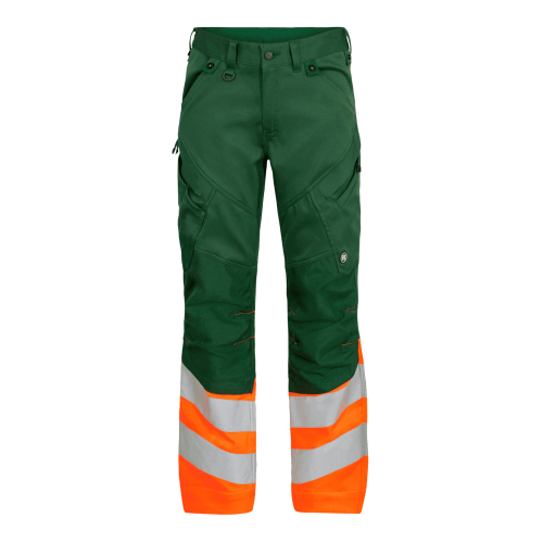 Spodnie do pasa ENGEL Safety - zielony/pomarańczowy