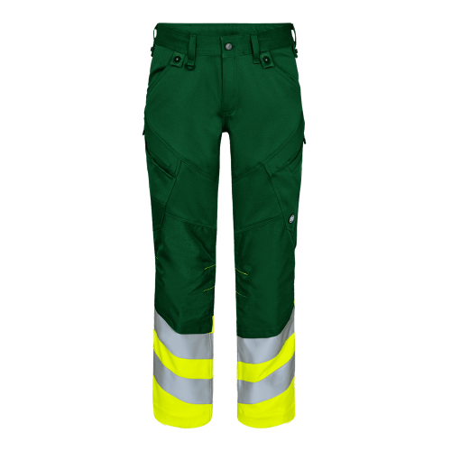 Spodnie do pasa ENGEL Safety - zielony/hivis żółty