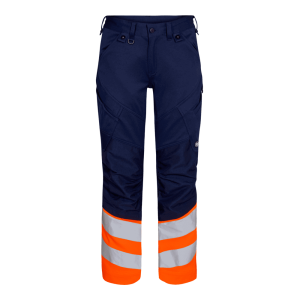 Spodnie do pasa ENGEL Safety - granatowy/hivis pomarańczowy