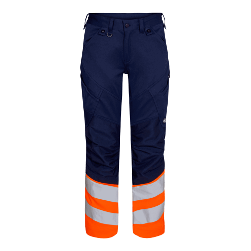 Spodnie do pasa ENGEL Safety - granatowy/hivis pomarańczowy