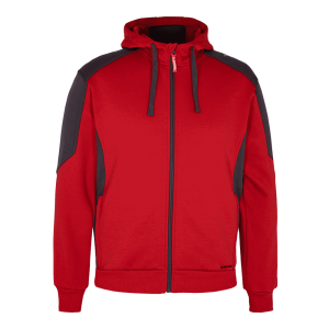 Bluza z kapturem ENGEL Galaxy Sweat - czerwony/antracyt
