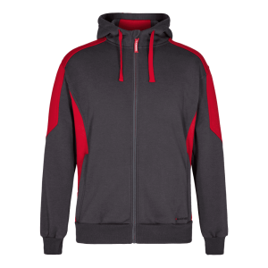 Bluza z kapturem ENGEL Galaxy Sweat - antracyt/czerwony