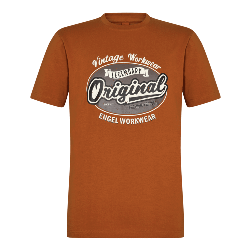 Koszulka ENGEL Extend T-shirt - brązowy