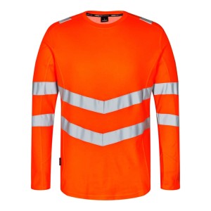 Koszulka ostrzegawcza długi rękaw ENGEL Safety t-shirt  - pomarańczowy