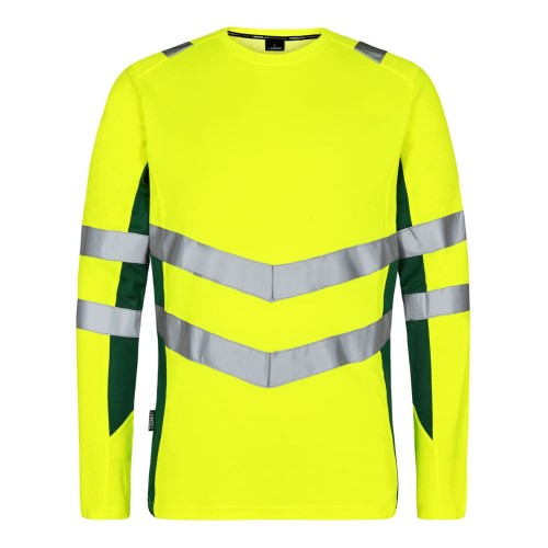 Koszulka ostrzegawcza długi rękaw ENGEL Safety t-shirt  - żółty/granatowy