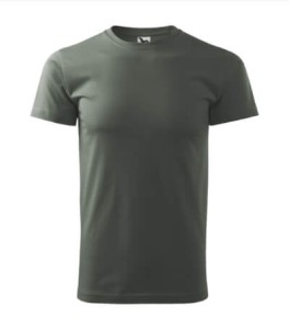 Koszulka Basic męska - ciemny khaki