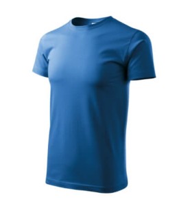 Koszulka Heavy New unisex - lazurowy