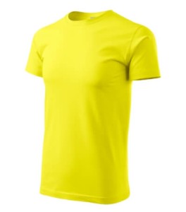 Koszulka Heavy New unisex - cytrynowy