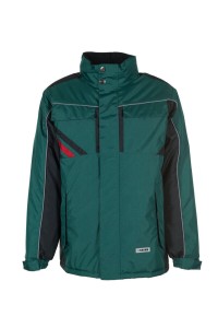 Kurtka zimowa męska HIGHLINE 2305 - zielony/czarny/czerwony