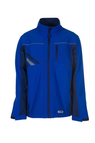 Kurtka softshell męska HIGHLINE 2380 - chabrowy/granatowy/cynkowy