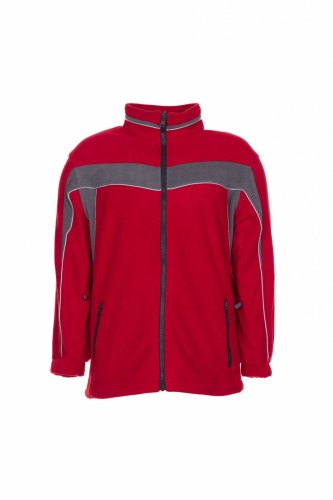 Bluza polarowa PLANAM Plaline 2657 - czerwony-łupkowy