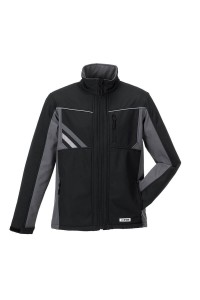 Kurtka softshell męska HIGHLINE 2721 - czarny/łupkowy/cynkowy
