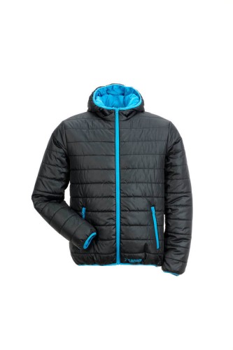 Kurtka outdoor LIZARD - czarny/niebieski