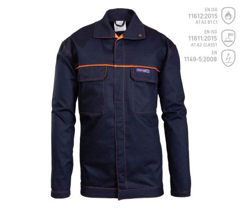 Bluza PROFFLAM ANTISTATIC KAT.II - granatowy