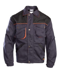 Bluza BRIXTON PRACTICAL - grafitowo-pomarańczowy