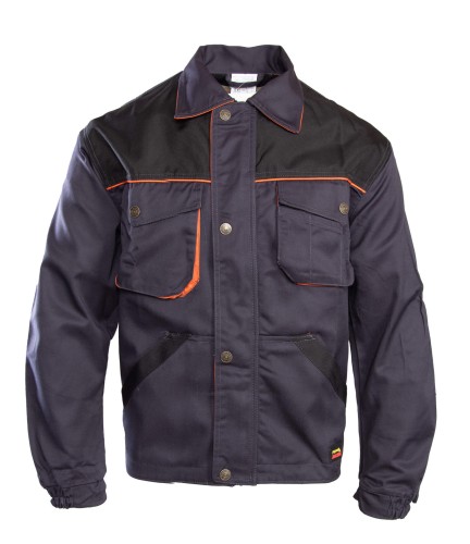 Bluza BRIXTON PRACTICAL - grafitowo-pomarańczowy