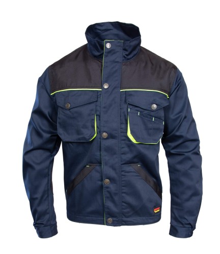 Bluza BRIXTON PRACTICAL - granatowy-żółty