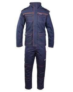 Ubranie ocieplane parka PROFFLAM ANTISTATIC Kat III - granatowy