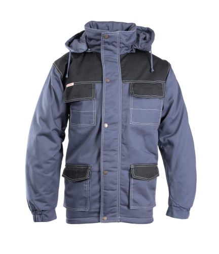 Kurtka parka BRIXTON SNOW - stalowo - czarny