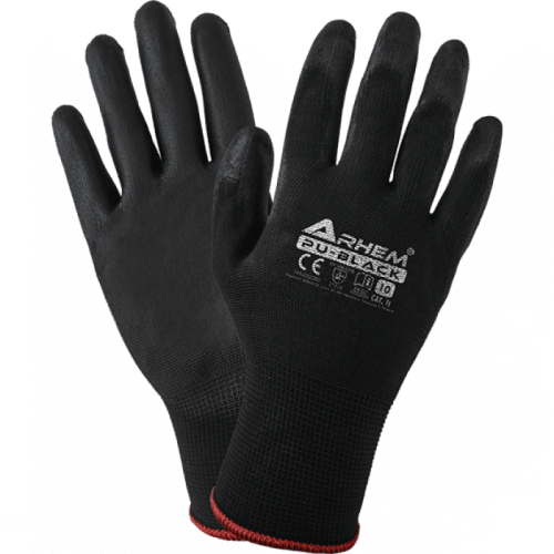 Rękawice ochronne PU-BLACK poliuretan