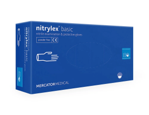 Rękawice nitrylowe MERCATOR NITRYLEX BASIC (100szt.)