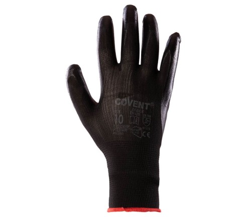 Rękawice COVENT BLACK kat. II - czarny