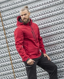 Kurtka softshell męska Ardon  SPIRIT , czerwona