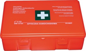 Apteczka samochodowa czerwona ASA_P (TYB BD) DIN 13164