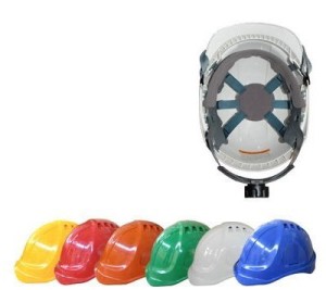 Kask hełm THOR z paskiem czteropunktowym biały