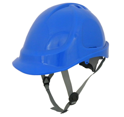 Kask hełm THOR z paskiem czteropunktowym niebieski