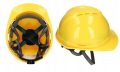 Kask hełm THOR z pokrętłem i paskiem czteropunktowym żółty 1