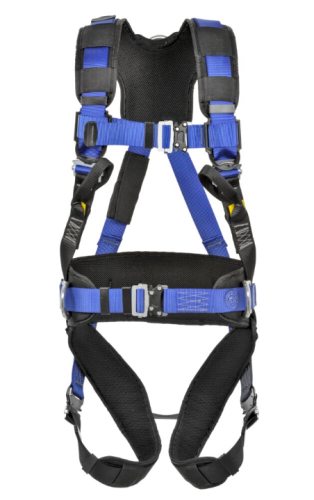 Szelki P-52mX PRO- M-XL, kolor niebieski zn. czarny/czarny | PL