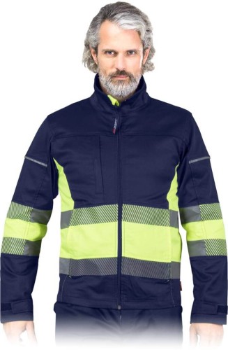 Bluza BAX-J GY granatowo-żółty