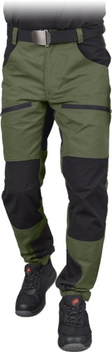 Spodnie do pasa HOBBER KHB khaki-czarny