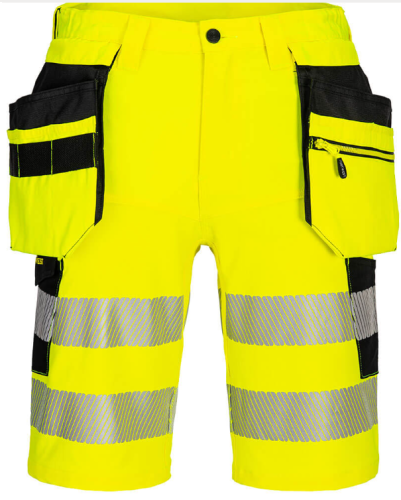 Portwest DX446 - Spodenki ostrzegawcze DX4 z kaburami