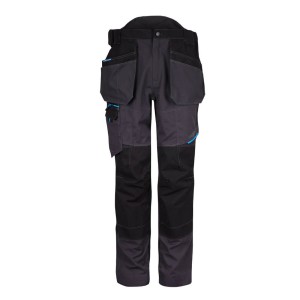 Portwest T702 Spodnie z kieszeniami kaburowymi WX3 szary/stalowy rozm. UK28= EU 44