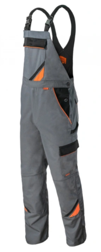 Spodnie ogrodniczki PROFESSIONAL szare 24-110