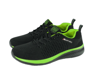Półbuty X250 FLUO  OB sportowe bez podnoska  lekkie przewiewne czarno-seledynowe