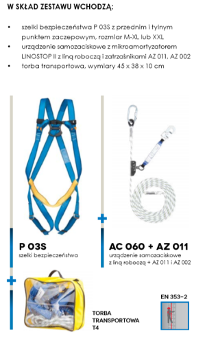 PROTEKT Zestaw promocyjny BASICPRO3S/05 zaczep przód + tył M-XL