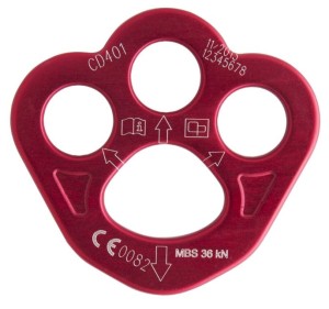 CD401 - Płytka stanowiskowa, aluminium, kolor czerwony; PR-03 | T