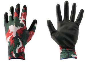Rękawice rob.4wrk monsoon ks6002 camo czerwony 9/l