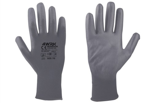 Rękawice rob. 4wrk monsoon pes/pu ks6002 gg 10/xl