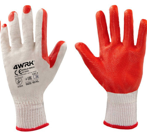 Rękawice robocze 4wrk shield+bruk ks6550 wr 10/xl