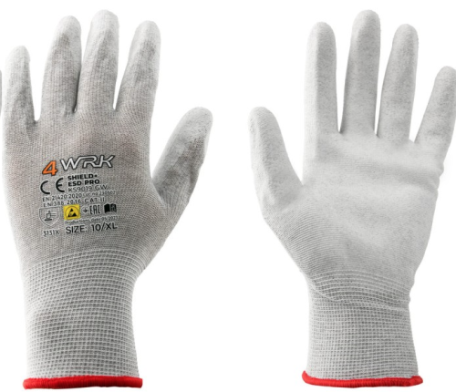 Rękawice robocze 4wrk shield+ esd pro gw 10/xl