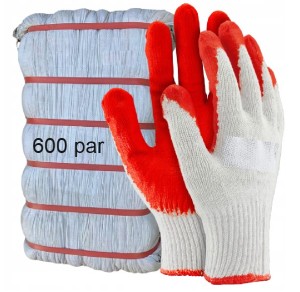 Rękawice wampirki 600 par czerwone 9