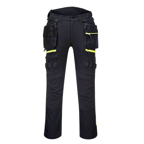 Portwest DX440 Spodnie DX4 z kieszeniami kaburowymi czarny