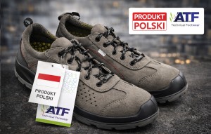   Polskie półbuty Fagum 1128 OB bez noska Ultra-Fresh ATF -antybakteryjne, antygrzybiczne, antypleśniowe szare