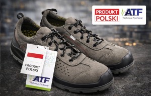   Polskie półbuty Fagum 1128 OB bez noska Ultra-Fresh ATF -antybakteryjne, antygrzybiczne, antypleśniowe szare