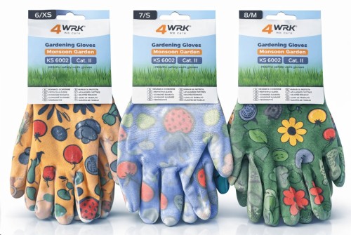 Rękawice ogrodowe MONSOON GARDEN XKS6002 z zawieszką