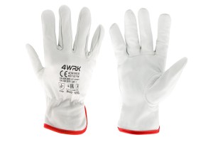Skórzane rękawice robocze Driver ks7102 fw